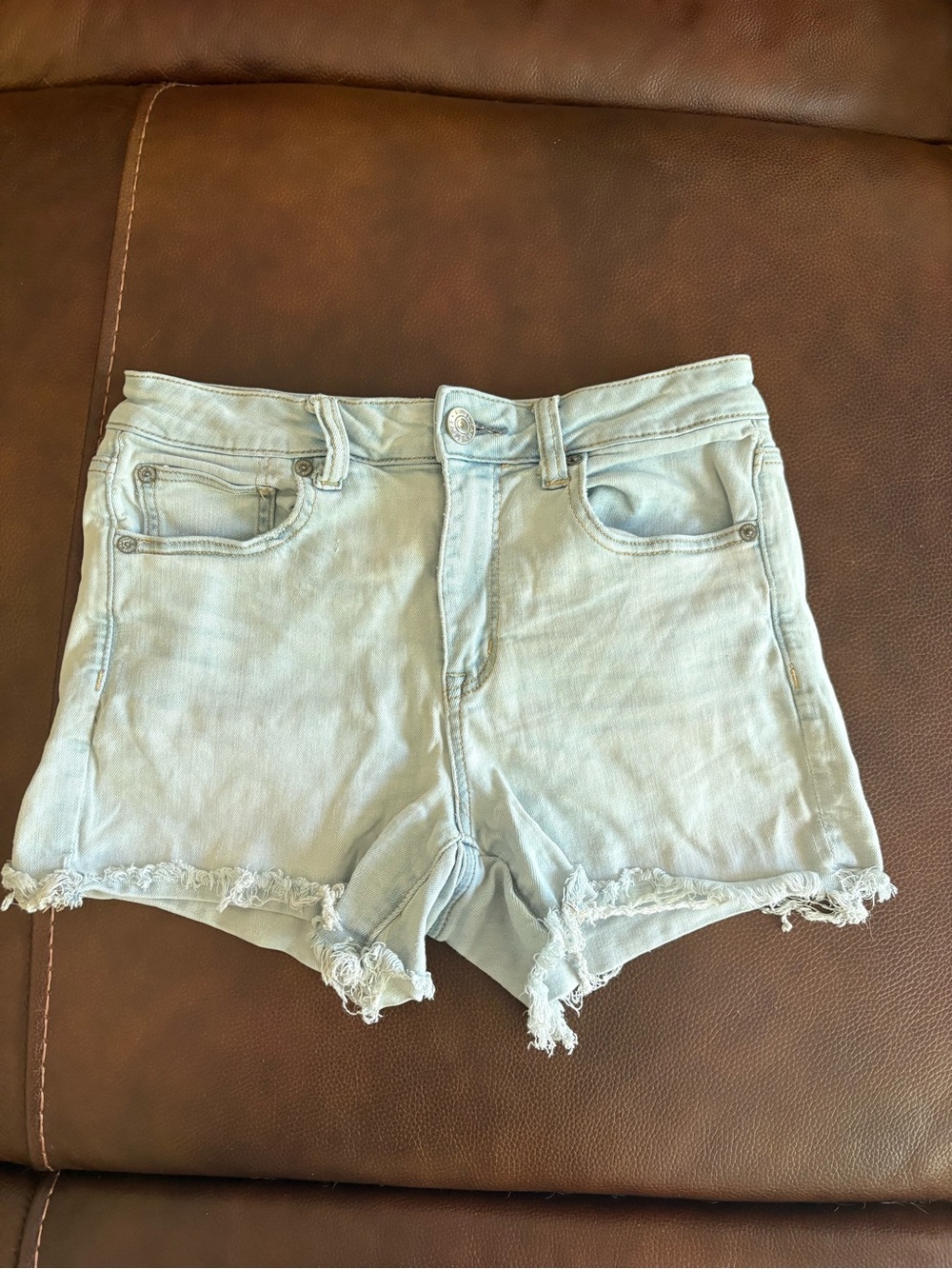 American Eagle Outfitters Light Wash Denim Jean Shorts